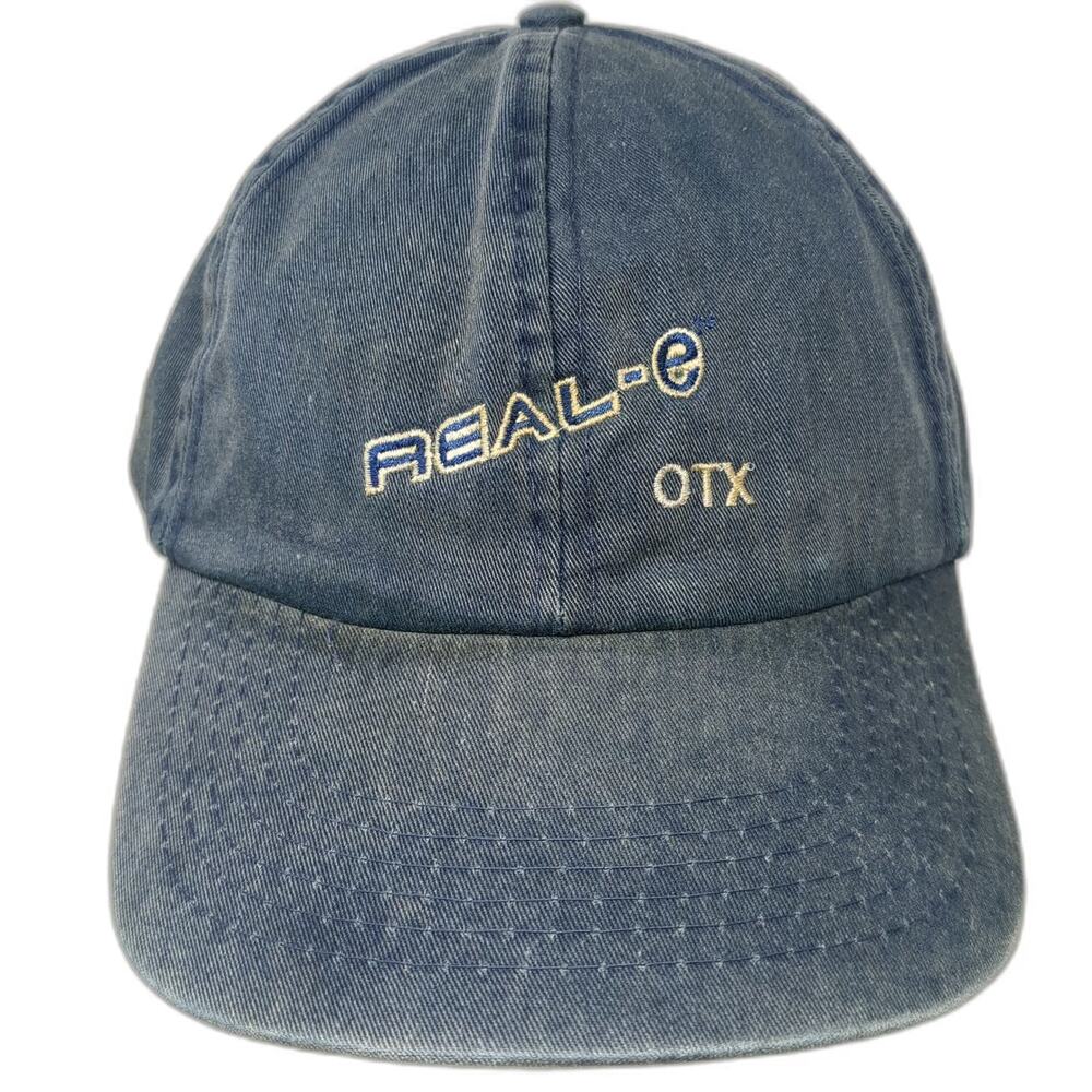Cobra Caps Baseball Cap Blue OSFM Unstructured Slideback Cotton Hat REAL-e OTX